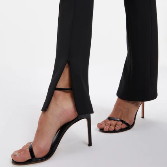 Good American Split Hem Scuba Pants - Picture 3 of 8